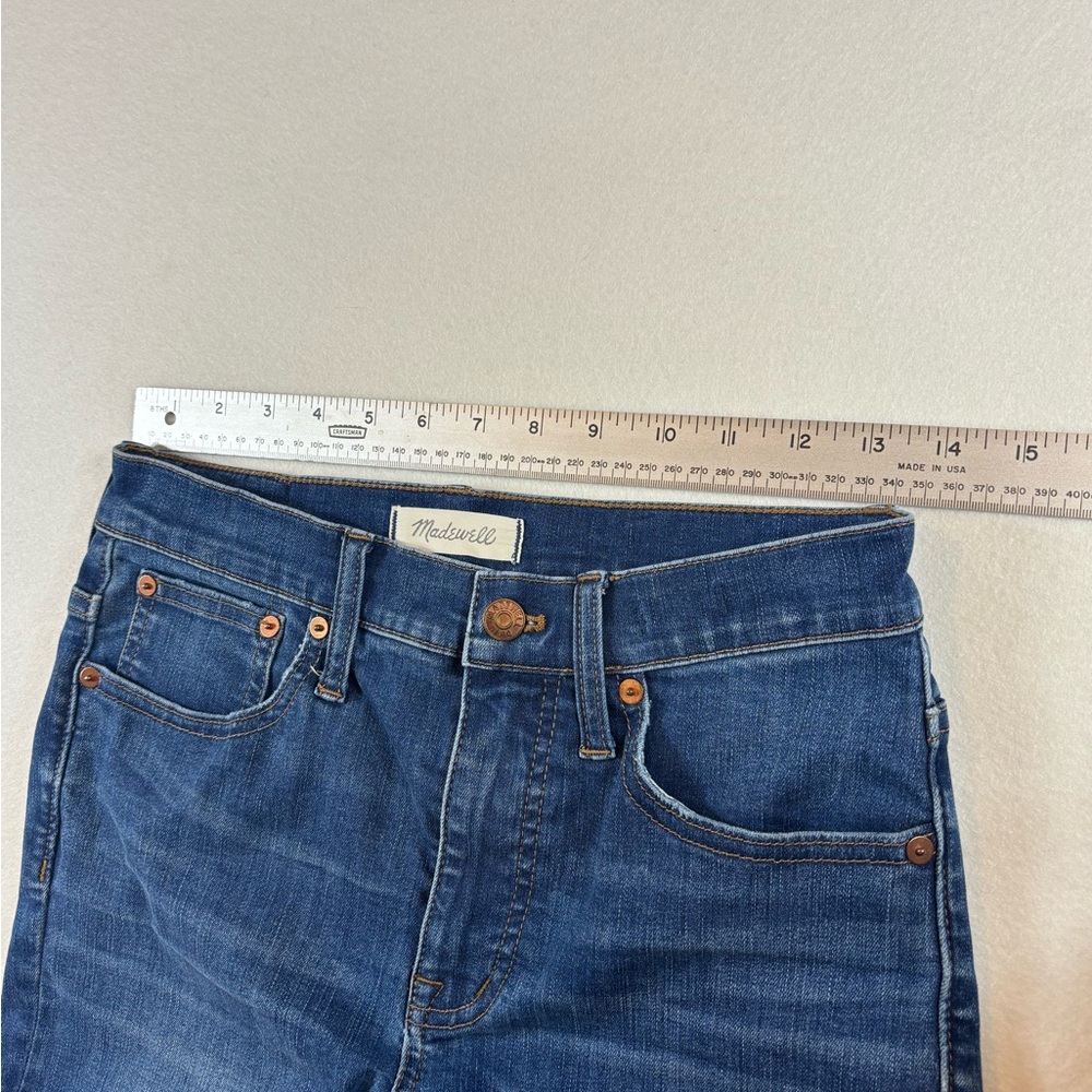 Madewell Women's Straight Leg Blue Jeans Size 26 - Picture 8 of 10